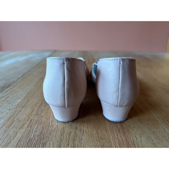Sansha Alba Leather Ballet Teaching and Character Shoes Pink 12M TE8 New US 9 - Picture 3 of 6